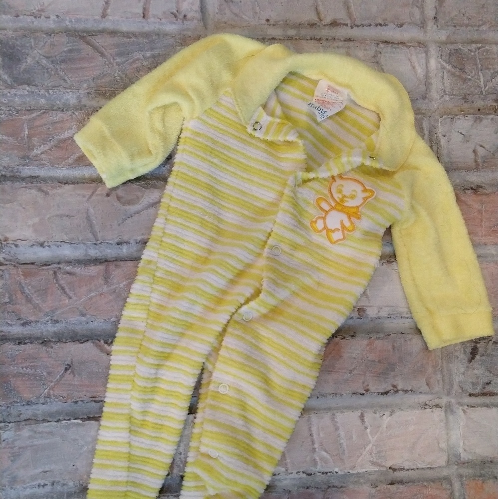 Vintage Baby Terrycloth Sleeper
